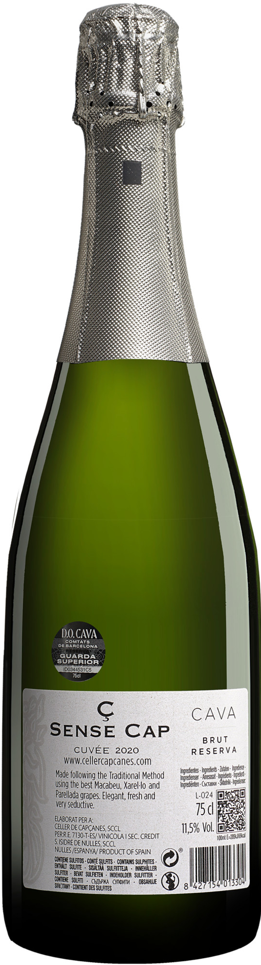 Sense Cap 2021     Cava Reserva Brut