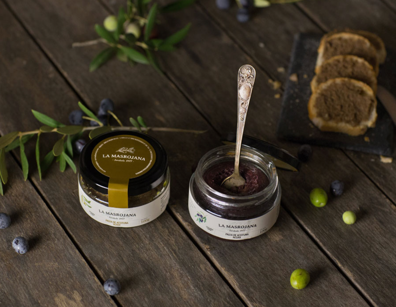Olivada d’arbequina - Paste aus grünen Oliven, Olivenöl extra vergine und Salz